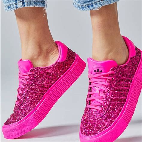 adidas pink glitzer schuhe|Adidas pink tights.